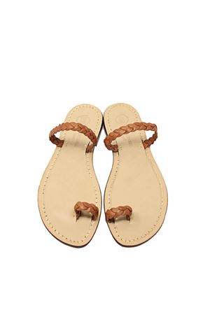 Sandali capri con treccia Da Costanzo | TRECCINACAPRESEALLUCECUOIO